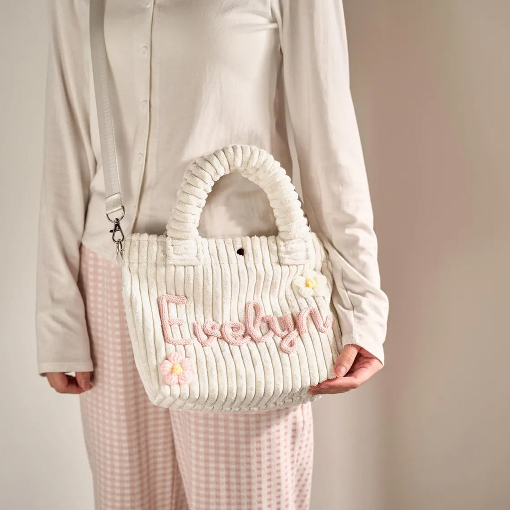 K&C - Personalized Corduroy Crossbody Bag