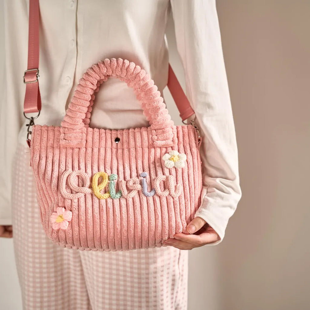K&C - Personalized Corduroy Crossbody Bag